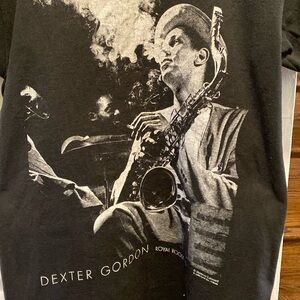 Vintage 1990 Dexter Gordon shirt.